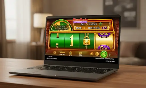 Core mechanics of Money Coming slot showing reels, numbers, and payout structure
